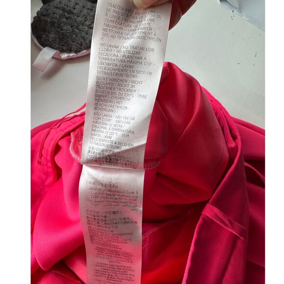 Alexander McQueen Coral Pink Pleated Trousers Women size 10 - Picture 10 of 14